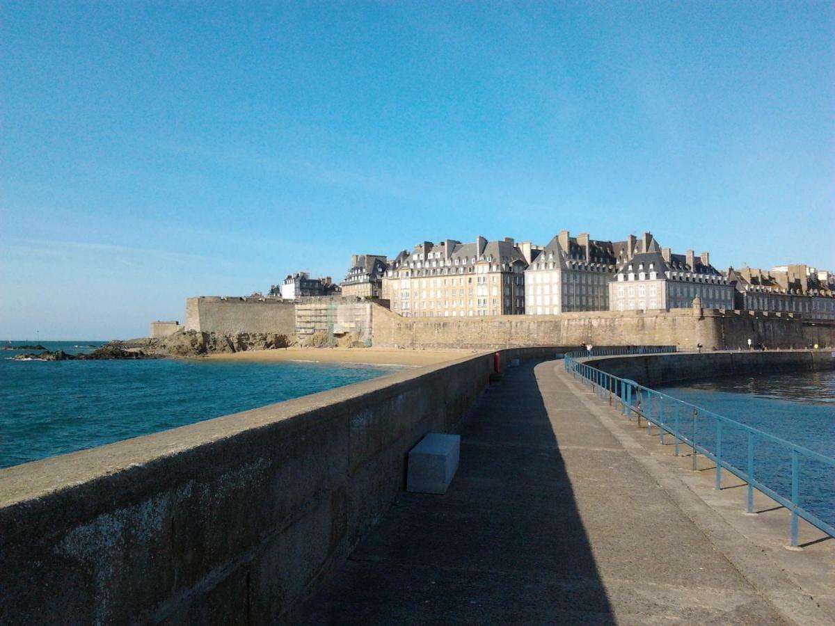 Appartement Quai Sud, T1 Bis-37M2, Terrasse, Parking, Plage Et Vieille Ville A Proximite Immediate Saint-Malo Exterior foto